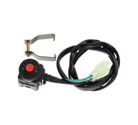 Motorcycle Ignition Starter Switch For Polaris Motorcycle 22mm Handlebar Ignition Kill Switch Button Horn Start(Red)