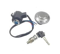Motorcycle Ignition Starter Switch For Spo&rtster XL 883 1200 2014-2020 Motorcycle Ignition Switch Fuel Gas Tank Cap Tail Box Lock Keys(Chrome)