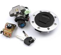 Motorcycle Ignition Starter Switch Lock For Suzuki RGV125 RGV250 VJ21 VJ22 VJ23RF400 RF600 RF900 Gas Fuel Tank Cap Cover Set Lock Set Complete