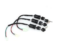 Motorcycle Ignition Starter Switch The Universal 4 Pin Ignition Switch Lock Key For 50cc-125cc ATV Kart Quad Bike - Replacement