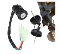 Motorcycle Ignition Starter Switch Universal Parts Dirt Pit Bike Accessories ATV Motorcycle 5-Wire 3-Position Ignition Start Switch Lock Key With Dustproof Cap