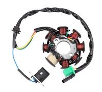 Motorcycle ignition stator coil Motorcycle Stator Ignition Coil Magneto 8 Coils For GY6 125cc 150cc 152QMI 157QMJ Scooter Moped ATV Kart Quad Engine