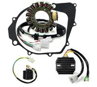 Motorcycle Ignition Stator For YFM350X For Warrior 350 1996-2001 Starter Relay Solenoid Stator Coil Regulator Rectifier Gasket 3HN-85510-10-00