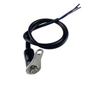Motorcycle ignition switch button Diameter 12mm Motorbike Horn Push Button Switch Motorcycle Switch ON+OFF Handlebar Mount Aluminum Alloy Waterproof 12V Fog Light Lamps(Red)