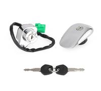 Motorcycle Ignition Switch Compatible With Suzuki For VS600 1995 1996 1997 For VS700 For Intruder 1986-1987 Ignition Switch Fuel For Gas Cap Lock Keys Set OEM:37110-38A04