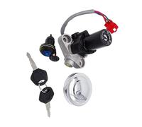 Motorcycle Ignition Switch For XVS650 For V Star For Midnight For Custom 2005-2010 Motorcycle Ignition Switch Lock Gas Tank Cap Cover Lock Key