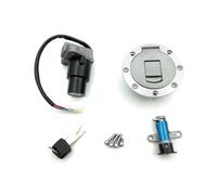 Motorcycle Ignition Switch For Yamaha TZR125 TZM150 TZR150 TDM850 Motorcycle Ignition Switch Seat Lock Key Fuel Gas Tank Cap 1 Set(Full Set)