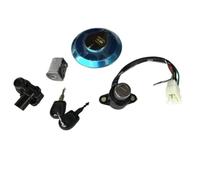 Motorcycle Ignition Switch Fuel Gas Cap Helmet Seat Lock Key Set Fit For Honda CBT125 CB125T CBT 125 CM125 All Years(Full set)