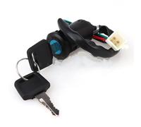 Motorcycle Ignition Switch Key Seat Barrel Lock For ATV Moto Accessories Motorbike Start Switch Door Locks Three Plug-ins Motorcycle Motorbike Ignition Switch Key With Wire(Plug-in 2)