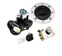 Motorcycle Ignition Switch Key Seat Barrel Lock For Suzuki For GSXR For GSX-R 600 750 For GSXR600 For GSXR750 K1 K2 K3 1996-2000 Fuel Gas Cap Ignition Switch Seat Lock Key