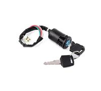 Motorcycle Ignition Switch Keys 2 Wires/4 Wires With On-Off Lock For Electrical Scooter ATV Quad Key Lgnition Brake Pads Disc(A-4 Wires)