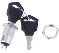 Motorcycle Ignition Switch Keys 2 Wires With On-Off Lock For Electrical Scooter ATV Pocket Bikes Quad Bike 1Set Key Lgnition Brake Pads Disc(Type 5)