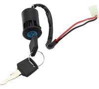 Motorcycle Ignition Switch Keys 2 Wires With On-Off Lock For Electrical Scooter ATV Pocket Bikes Quad Bike 1Set Key Lgnition Brake Pads Disc(Type 6)