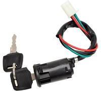 Motorcycle Ignition Switch Keys For 50cc 70cc 90cc 110cc 125cc Quad ATV Dirt 4 Pin Key Electric Start Atv Lgnition Pads Brake