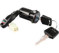 Motorcycle Ignition Switch Lock 50cc-250cc Quad 4 Wheeler ATV For Suzuki Bike Wire Start Door Locks 2 Key Ignition Starter Switch Key(4 Wires Female Plug)