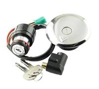Motorcycle Ignition Switch Lock For Suzuki GN125 GN 125 1982 1983 1984-2001 Gn125 For Fuel For Tan Gas Cap Seat Key Kit Lock Set Complete