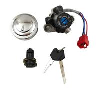 Motorcycle Ignition Switch Lock For XVS125 XVS250 XVS 400 650 1100 Motorcycle Gas Fuel Tank Cap Seat Ignition Switch Start Lock Contact Key Set