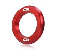 motorcycle ignition switch ring For CB125R CB150R CB190R CB250R CB300R CB400 CB500X CB500R CB650F CB1100 Ignition Switch Cover Key Ring CNC(Red)