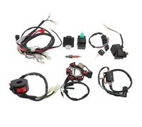 Motorcycle Ignition System For ATV Quad Pit Bike Buggy Go Kart 50cc 70cc 90cc 110cc 125cc / Full Complete Electrics Wiring Harness CDI STATOR Kit
