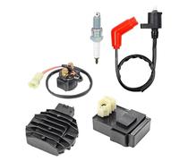 Motorcycle Ignition System For Recon 250 For TRX250TE For TRX250TM 2005-2021 CDI BOX Ignition Coil Voltage Regulator Rectifier Relay Kit