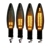 Motorcycle indicator light Motorcycle Turn Signals Light Built LED Relay Motor Flasher Motorcycle Lights LED Turn Signals Indicators Turn Signal Light(4pcs)