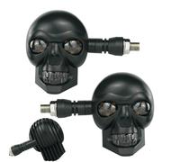 Motorcycle Indicator Lights | 12V Waterproof Skull Shape Universal Lamp - Motorcycle Turn Indicator Lights, Rugged for Fishing Indoor Work Travel Survival Hiking Riding Mountain Commuting