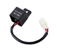 Motorcycle Indicator Relay LED Flasher,LF1-S-PIN 2 Pin 12V, Pre-Wired Motorbike Turn Signal Control Electronic Plug for Indicator Light Repair,compatible with Yamaha/Honda/Kawasaki/Suzuki
