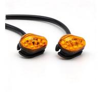Motorcycle Indicators For R6 R3 R1 FZ1 FZ6 YZF R125 | Xj6 MT07 MT09 MT 07 09 Motorcycle Turn Signal Light Turning Indicators Lamp Lights(YELLOW)