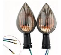 Motorcycle Indicators For YZF R1 R6S R125 R15 R25 R3 | 2002-2016 Motorcycle Turn Signal Indicator Lights Direction Lamp Blinker(Smoked)
