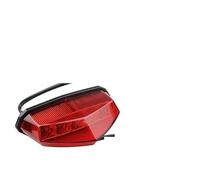 Motorcycle Indicators Led Waterproof 2pcs Motorcycle modified tail light Electric vehicle rear brake warning fender small(Red)