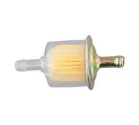 Motorcycle Inline Petrol Filter Compatible with Various Engines, Features Brass End Cap