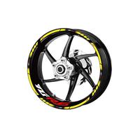 Motorcycle Inner And Outer Wheel Hub Decal Decorative Rim Waterproof Reflective Sticker For Y&amaha YZF R6(Style 6)