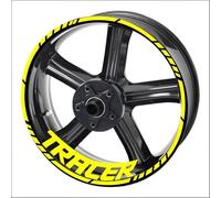 Motorcycle Inner and Outer Wheel Hub Decal Decorative Rim Waterproof Sticker for Yamaha Tracer 9 900 700 Gt Reflective Rim Tape(Color6)