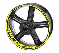 Motorcycle Inner and Outer Wheel Hub Decal Decorative Rim Waterproof Sticker for Yamaha Tracer 9 900 700 Gt Reflective Rim Tape(Color14)