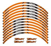 Motorcycle Inner Outer Wheel Hub Decal Decorative Rim Reflective Sticker For YAMAHA TMAX TMAX500 TMAX530 500 530 Wheel hub sticker(Color9)