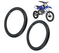Motorcycle Inner Tubes 2.50-18 TR-4 Straight Valve, 2PCS Butyl Rubber Tubes with Shock Absorbent Design for 18 Inch Wheels, Fits Dirt Bikes, Motocross, Sports Bikes & Trail Riding