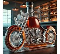 Motorcycle Inspired Whiskey Bottles, Decanters for Wine, Motorcycle Shape Glass Wine Aerator Decanter | Funny Drink Bottle Liquor Dispenser for Men Dad Motorcycle Lovers