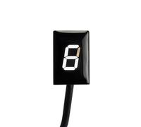 Motorcycle Instrument 1-6 Gear Indicator Motorcycle Accessories Gear Display Digital Meter For ER-6F ER6F 2006-2011(Bianco)