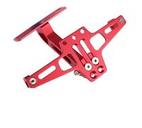 motorcycle Invisible Number Plate Holder Motorcycle License Plate Frame Kit Motorcycle License Plate Frame Can Prevent The License Plate From Shifting.(Red)