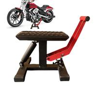 Motorcycle Jack Stands, Dirt Bikes Lift Stand, Black, Hydraulic Table Hoist, Adjustable Repair, Garage Maintenance Tool, Heavy-Duty Support for ATV Shop Motorbike Dirt Bike Accessories