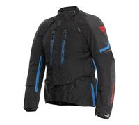 Dainese Super Adventure Absoluteshell waterproof Motorcycle Textile Jacket, black-blue, size 56 for Men