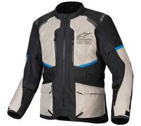 Motorcycle Jacket ALPINESTARS Andes Air Drystar - Black/Laurel/Grey/Blue Shiny