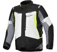 Motorcycle Jacket ALPINESTARS Waterproof St - 1 - Grey Ice / Black/Yellow Fluo 3