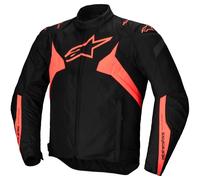Motorcycle Jacket ALPINESTARS Waterproof T - Jaws V4 - Black/Red Fluo