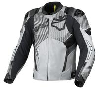 Macna Ignite perforated Motorcycle Leather Jacket, black/grey, size 58