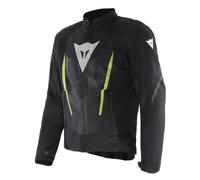 Motorcycle Jacket Man Dainese HEROSPHERE AIR Summer Black/White/Yellow-Fluo