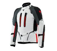 Motorcycle Jacket Man Dainese SUPER ADV ABSØLUTESHELL Glacier-Grey/Iron-Gate/Red