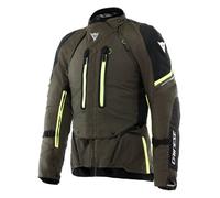 Dainese Super Adventure Absoluteshell waterproof Motorcycle Textile Jacket, green, size 44 for Men