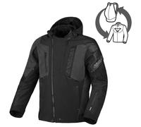 Motorcycle Jacket Man Macna Angle 2.0 Waterproof Black