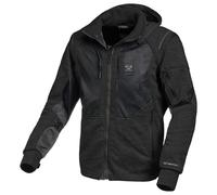 Macna Breeze Motorcycle Zip Hoodie, black, size L
